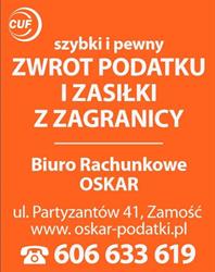 BIURO RACHUNKOWE OSKAR MARZENA BEDNARSKA, Zamość godziny otwarcia