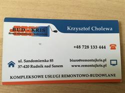 BUD KRIS CDKM KRZYSZTOF CHOLEWA, Rudnik nad Sanem godziny otwarcia