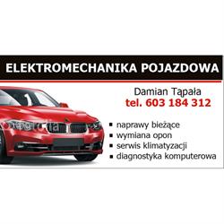 DAMIAN TĄPAŁA ELEKTROMECHANIKA POJAZDOWA, Rząśnia godziny otwarcia