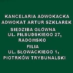 Kancelaria Adwokacka Adwokat Artur Szklarek, Radomsko godziny otwarcia