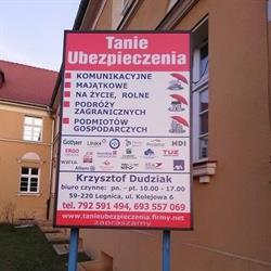 KRZYSZTOF DUDZIAK POŚREDNICTWO UBEZPIECZENIOWO FINANSOWE, Legnica godziny otwarcia