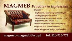 MAGMEB PRACOWNIA TAPICERSKA, Małkinia Górna godziny otwarcia