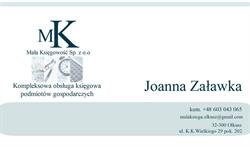 MAŁA KSIĘGOWOŚĆ SP Z O O, Olkusz godziny otwarcia