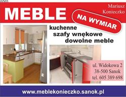 Meble Na Wymiar Mariusz Konieczko, Sanok godziny otwarcia
