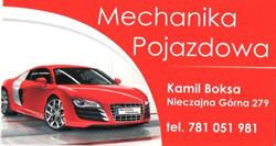 KAMIL BOKSA MECHANIKA POJAZDOWA, Nieczajna Górna godziny otwarcia