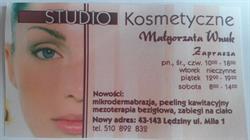WNUK MAŁGORZATA STUDIO KOSMETYCZNE, Lędziny godziny otwarcia