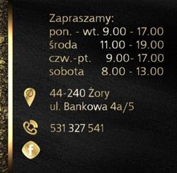 ATELIER FRYZJERSKO KOSMETYCZNE DEGGER JUSTYNA WITALIS, Żory godziny otwarcia