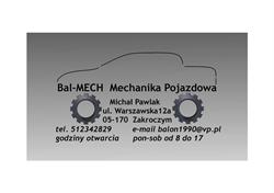 BAL MECH MECHANIKA POJAZDOWA MICHAŁ PAWLAK, Zakroczym godziny otwarcia