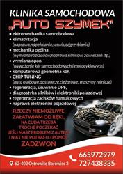 KLINIKA SAMOCHODOWA AUTO SZYMEK JERZY DOMERACKI, Ostrowite godziny otwarcia