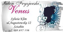Sylwia Klim Salon Fryzjerski "VENUS", Sztabin godziny otwarcia