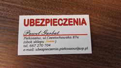 UBEZPIECZENIA PAWEŁ GARBAT, Piekoszów godziny otwarcia