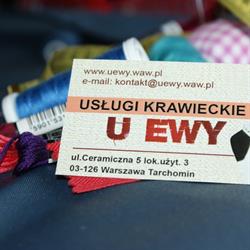 Poprawki krawieckie Tarchomin u Ewy, Warszawa godziny otwarcia