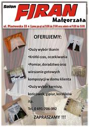 Salon Firan "Małgorzata", Kędzierzyn-Koźle godziny otwarcia