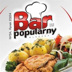 Bar Popularny, Nysa godziny otwarcia