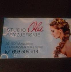 Studio Fryzjerskie Ola, Włoszczowa godziny otwarcia