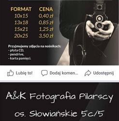 "A&K Pilarscy" Fotografia Pilarski Krzysztof, Wronki godziny otwarcia