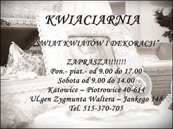 Świat kwiatów i dekoracji, Katowice godziny otwarcia