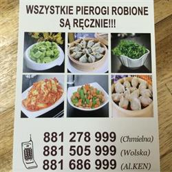 Parnik Oryginalne Chińskie Pierogi, Warszawa godziny otwarcia