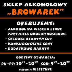Sklep Alkoholowy Browarek, Rydułtowy godziny otwarcia
