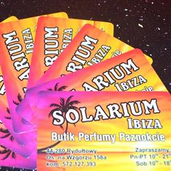 Solarium IBIZA, Rydułtowy godziny otwarcia