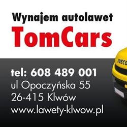 Tomcars Witold Tomczyk, Klwów godziny otwarcia