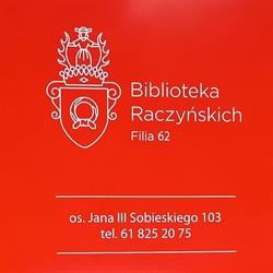 Biblioteka Raczyńskich. Filia 62, Poznań godziny otwarcia