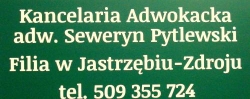 Kancelaria adwokacka adwokat Seweryn Pytlewski filia w Jastrzębiu-Zdroju, Jastrzębie-Zdrój - godziny otwarcia