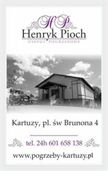 Usługi Pogrzebowe Henryk Pioch, Kartuzy godziny otwarcia