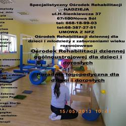 SPECJALISTYCZNY OŚRODEK REHABILITACJI "NADZIEJA" AGNIESZKA WIŚNIEWSKA, Nowa Sól godziny otwarcia