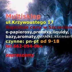MultiSklep E- papierosy Szczecin Krzywoustego 17, godziny otwarcia