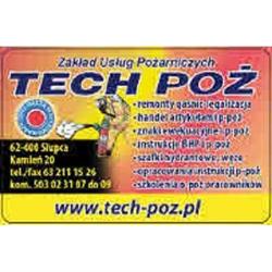 Tech-Poż Zakład Usług Pożarniczych, Janusz Szygenda, Marek Tamborski, Słupca, Kamień godziny otwarcia