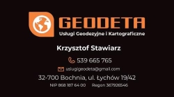 GEODETA-Krzysztof Stawiarz Usługi Geodezyjne i Kartograficzne, Bochnia godziny otwarcia