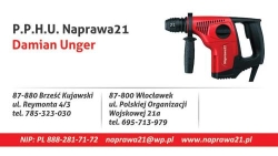 P.P.H.U.Naprawa21 SERWIS ELEKTRONARZĘDZI, Włocławek godziny otwarcia