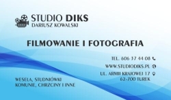 Filmowanie i fotografia Studio Diks, Turek godziny otwarcia