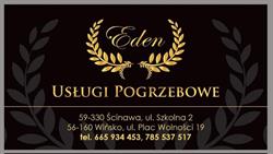 USŁUGI POGRZEBOWE EDEN DAWID FOJT, Ścinawa godziny otwarcia