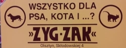 Zyg-Zak Wszystko dla Zwierząt, Olsztyn - godziny otwarcia