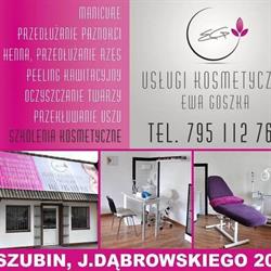 Salon kosmetyczny Ewa Goszka, Szubin godziny otwarcia