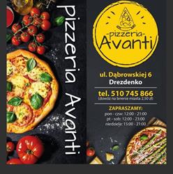 Pizzeria Avanti, Drezdenko godziny otwarcia