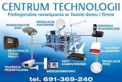 Centrum Technologii instalacje antenowe, alarmowe, telewizji przemysł., GSM, Wadowice godziny otwarcia