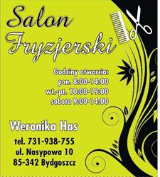 Salon Fryzjerski, Bydgoszcz godziny otwarcia
