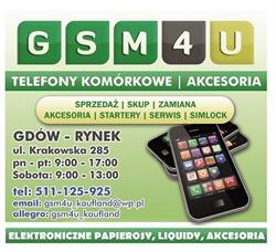 GSM4U GDÓW - Telefony Komórkowe E-Papierosy, Gdów godziny otwarcia