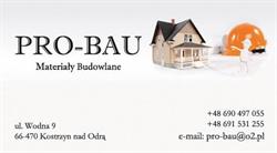 Pro-Bau, Kostrzyn nad Odrą godziny otwarcia