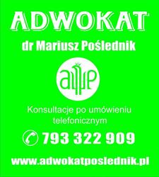Adwokat dr Mariusz Poślednik, Dąbrowa Górnicza godziny otwarcia