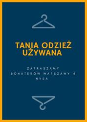 Tania odzież używana, Nysa godziny otwarcia