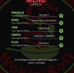 Bar Orientalny Wok 'n' Roll, Radom godziny otwarcia