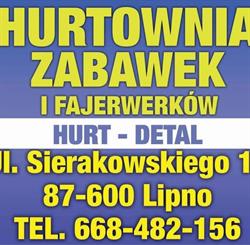 Hurtownia Zabawek i Fajerwerków BAJKA, Lipno godziny otwarcia