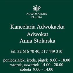 Kancelaria Adwokacka Adwokat Anna Stolarska, Jaworzno godziny otwarcia