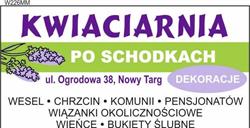 Kwiaciarnia "Po schodkach", Nowy Targ godziny otwarcia