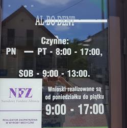 Sklep medyczny "AL-BO DENT", Sędziszów Małopolski godziny otwarcia