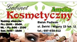 Slon Kosmetyczny Amelia Salon Urody & SPA, Bielsk Podlaski godziny otwarcia